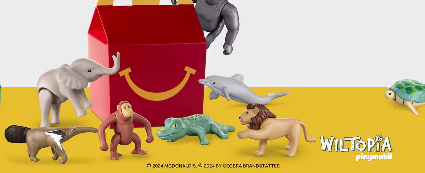 McDonald’s en Playmobil introduceren duurzame Happy Meal figuren