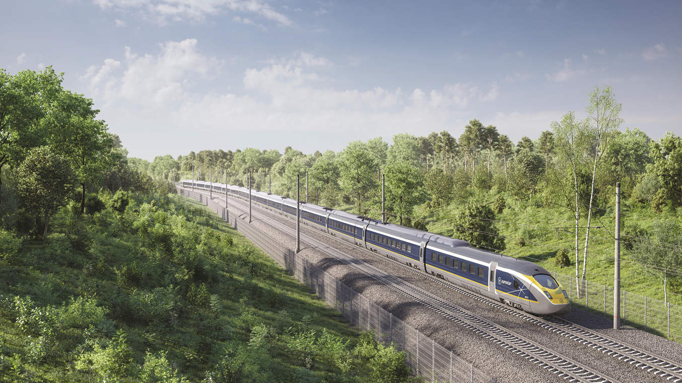 Eurostar belooft om alle treinen van 100% hernieuwbare energie te voorzien in 2030