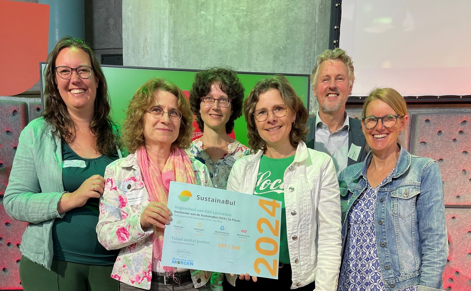 Hogeschool Van Hall Larenstein duurzaamste instelling voor hoger onderwijs 2024