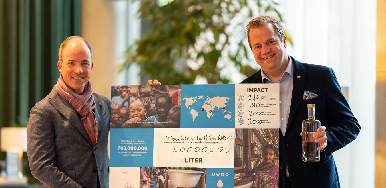 20 Miljoen liter water gedoneerd dankzij ‘Enjoy Water to Give Water’