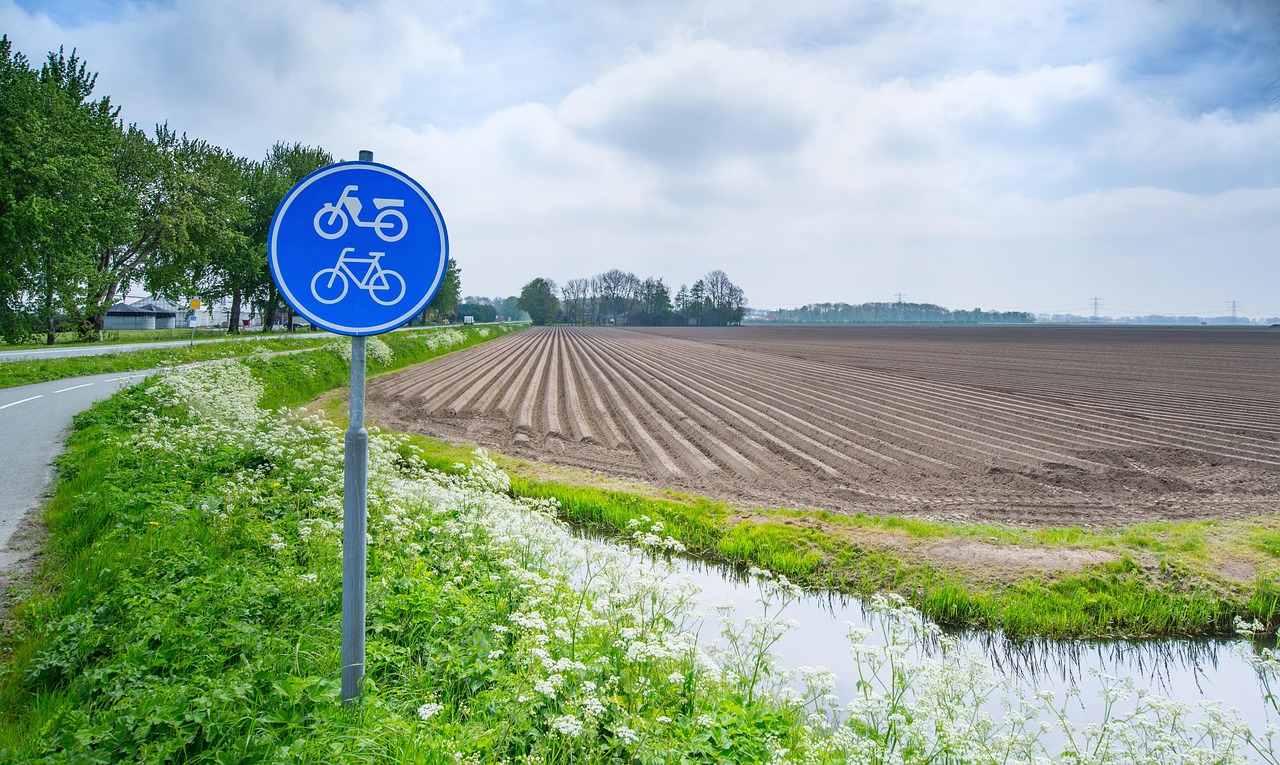 Fietspad helpt forens de auto uit