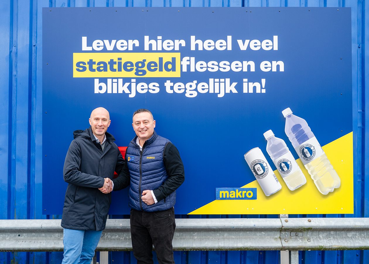 Makro eerste groothandel met statiegeldbulkmachines in alle vestigingen