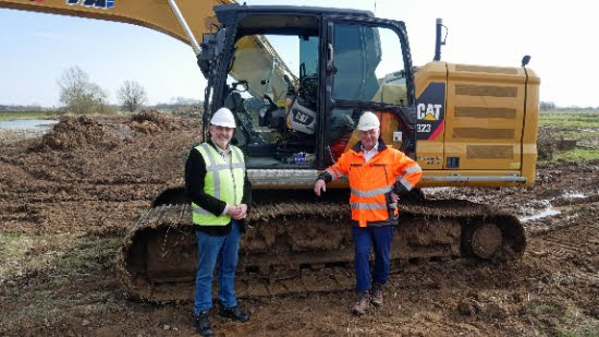 Nieuw natuurgebied bij Drempt: voormalig slibdepot wordt moeras met wandelroute