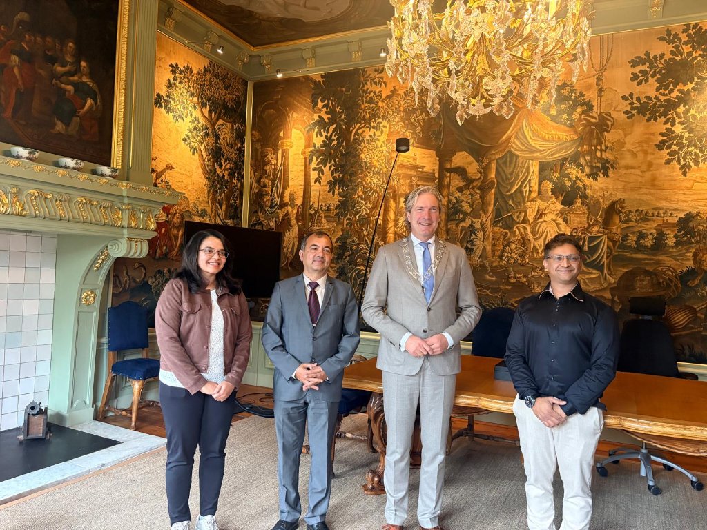 Naman Systems gepresenteerd aan Indiase ambassadeur en burgemeester van Leeuwarden