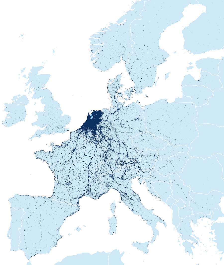 ANWB Laadpas: EV-rijder trekt voor vakantie steeds verder Europa in